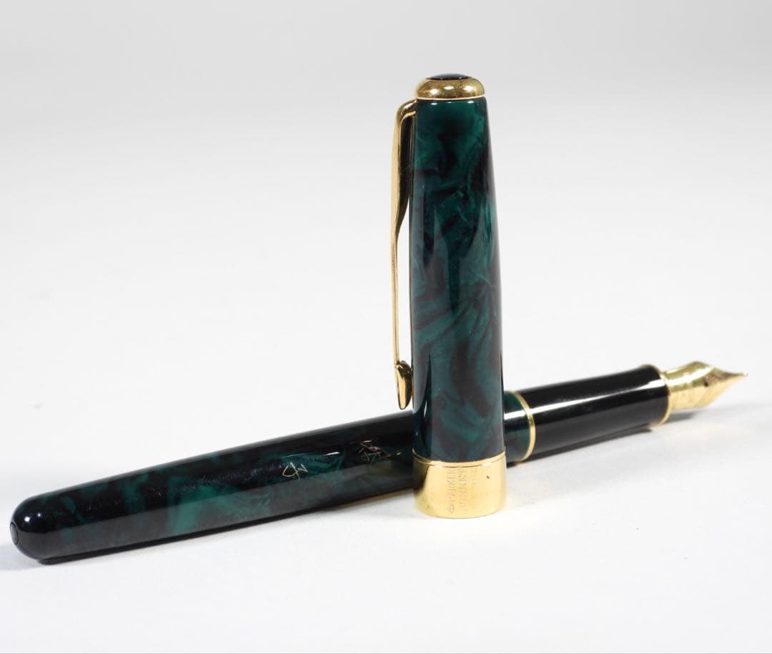 PARKER ソネット マーブルグリーン 18K 750刻印