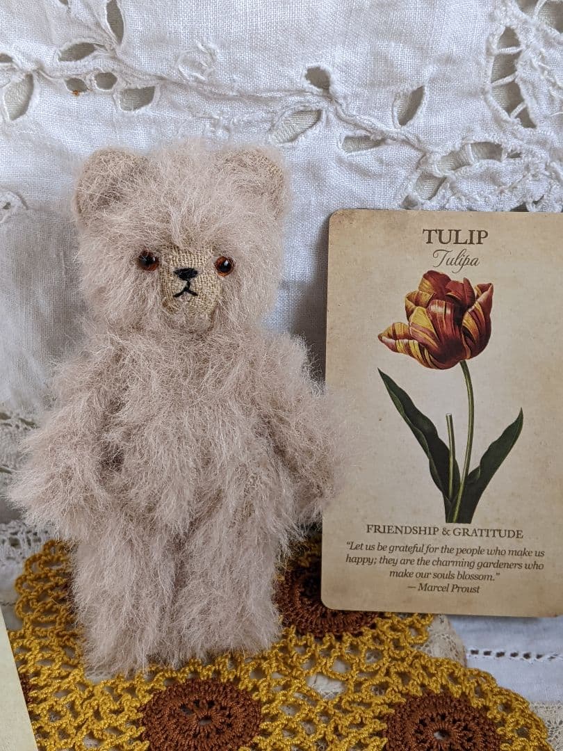 【t】小さいテディベア　14cm