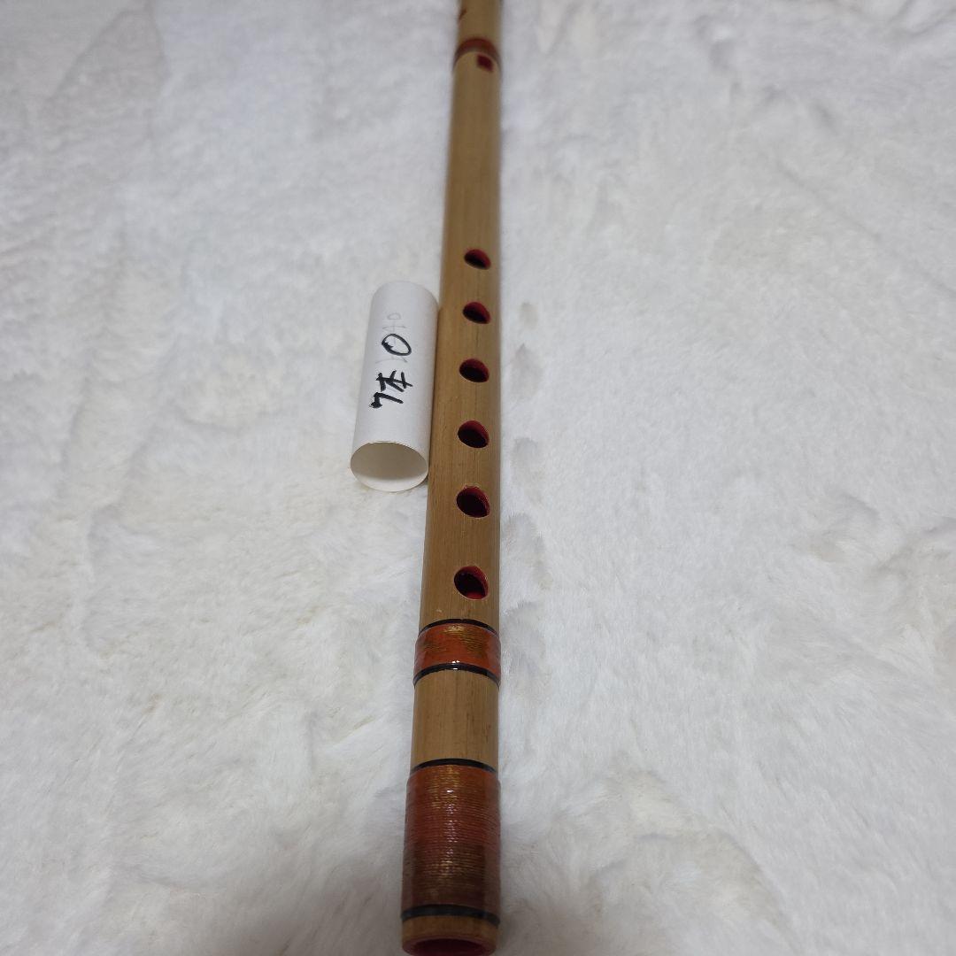 石見神楽を奏でる篠笛　父の手作り　竹製 篠笛 6穴 ナチュラルカラー
