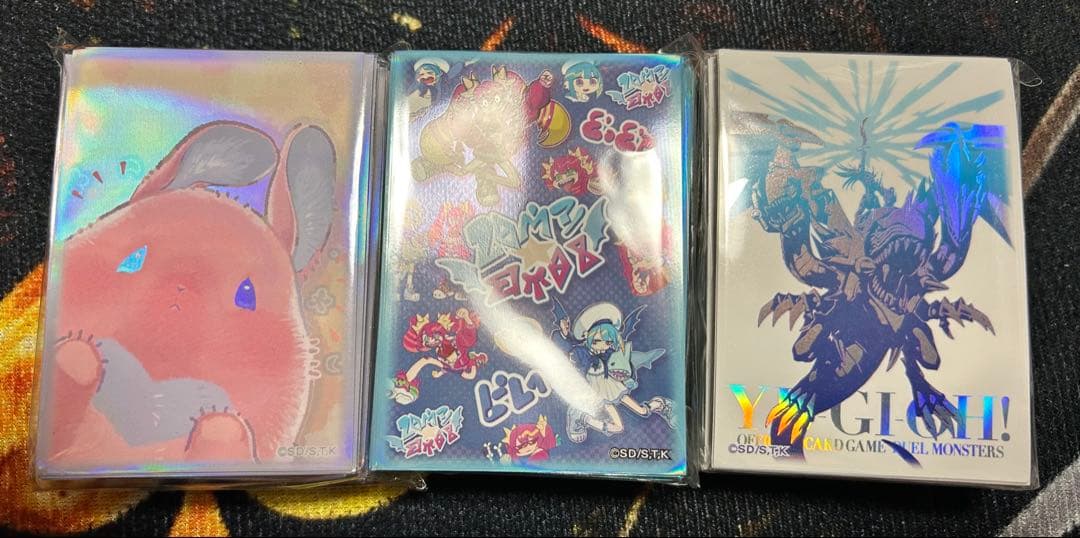 遊戯王OCG　スリーブ　束ねられし力等　新品未開封　ニューロン　限定品3個セット
