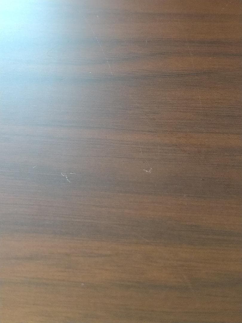 折りたたみ式ダイニングテーブル ダークブラウン USED