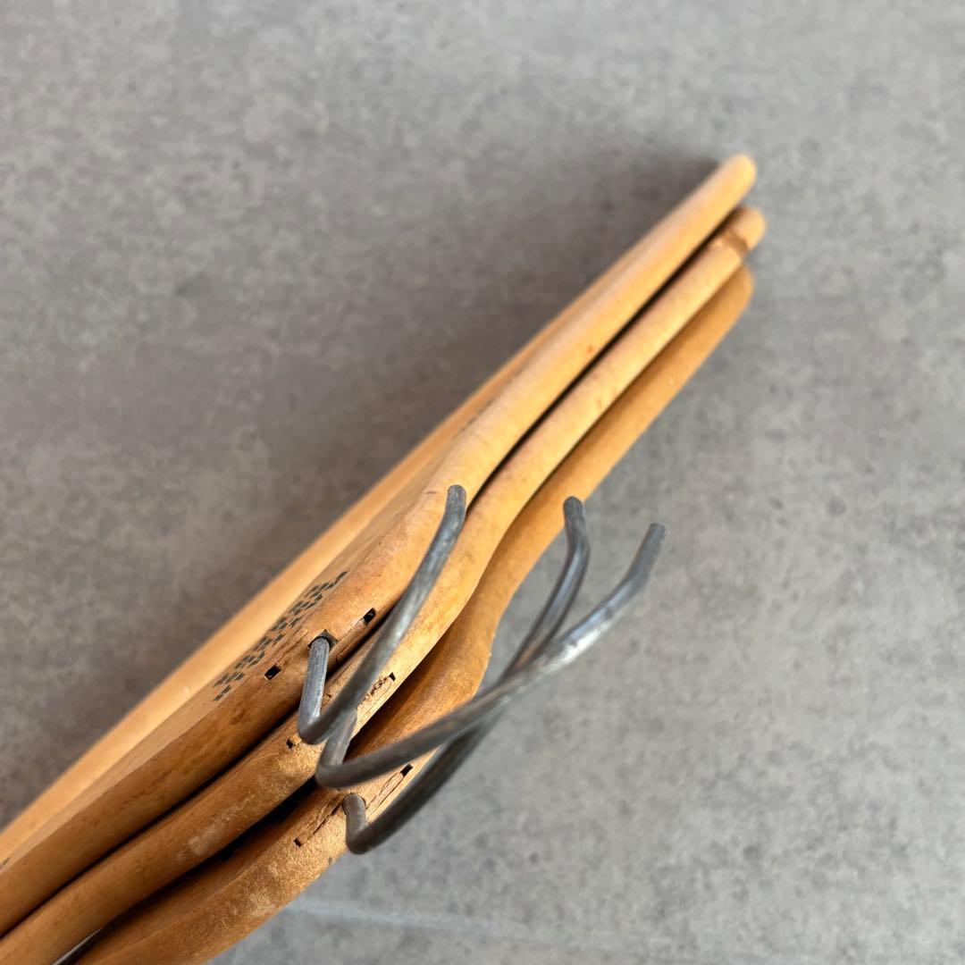 ビンテージ ウッド ハンガー 木製 アメリカ アンティーク