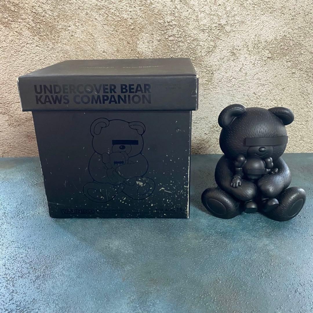 UNDERCOVER × KAWS ベアーコンパニオン フィギュア ブラック