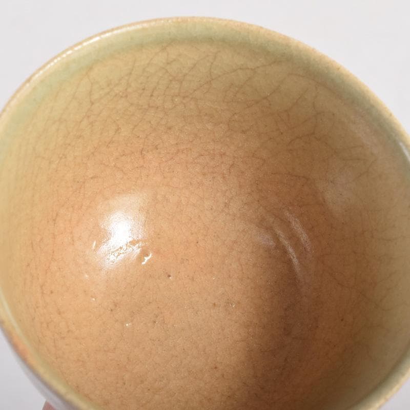 煎茶道具　虫明焼　森香洲作　漢詩文　煎茶碗　五客　C　8284