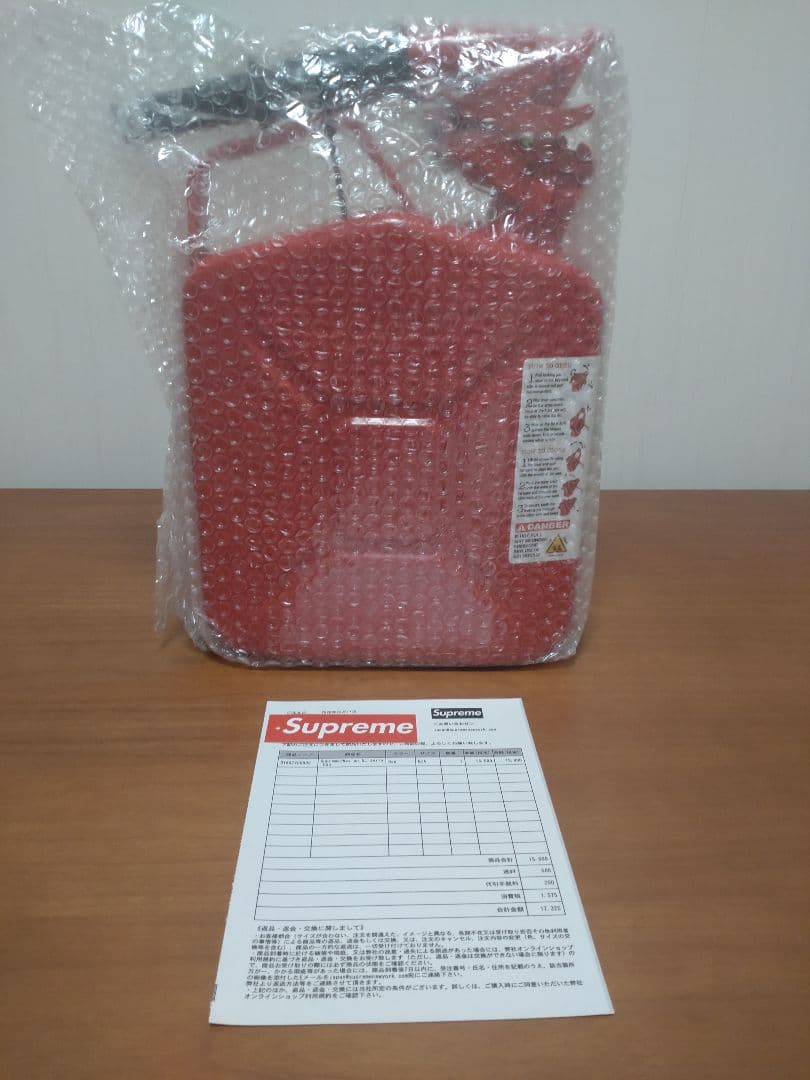 Supreme × Wavian 5L Jerry Can (RED) 20AW