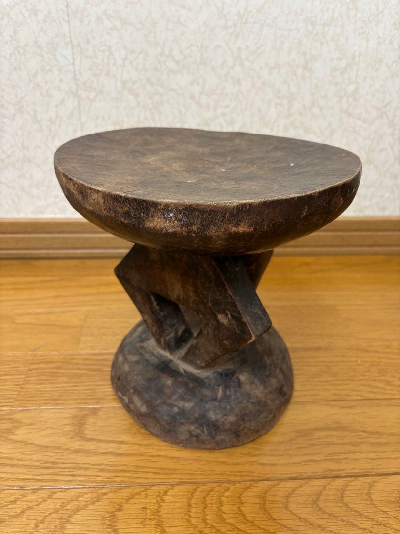 【週末限定値下げ】アフリカ スツール トンガ族 インテリア 家具 椅子 Sサイズ