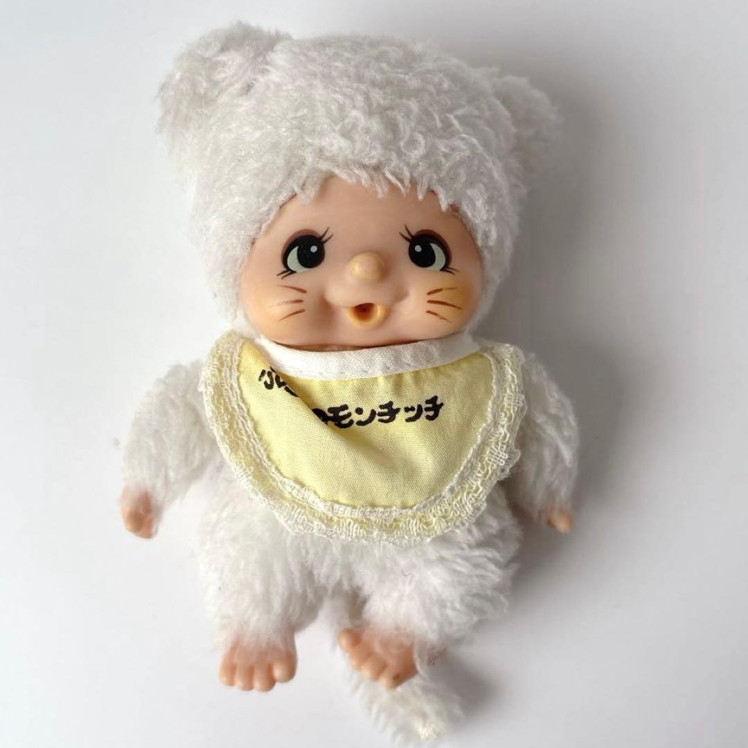 昭和 レトロ ヴィンテージ ✨セキグチ製　ふた子のモンチッチ　激レア　白