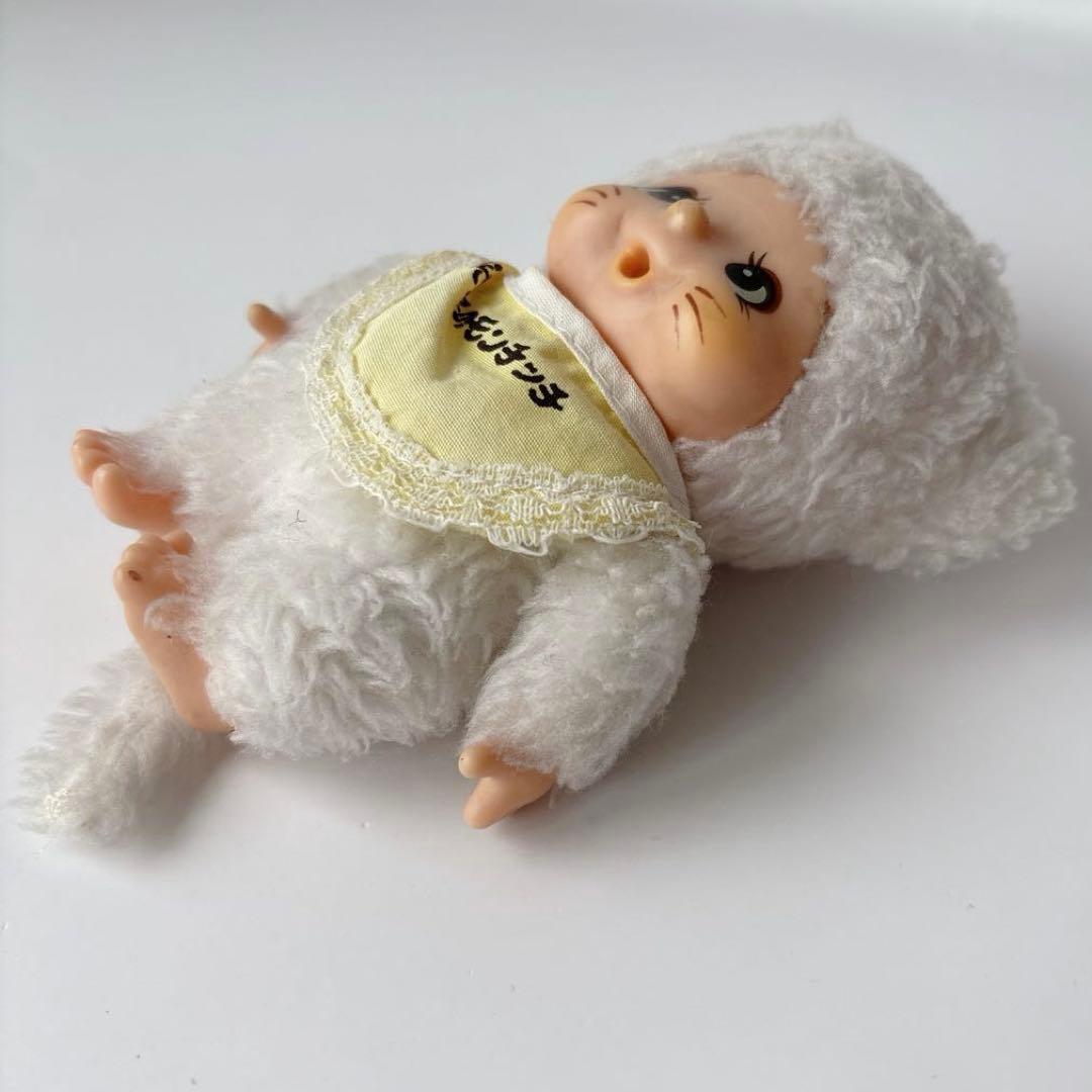 昭和 レトロ ヴィンテージ ✨セキグチ製　ふた子のモンチッチ　激レア　白