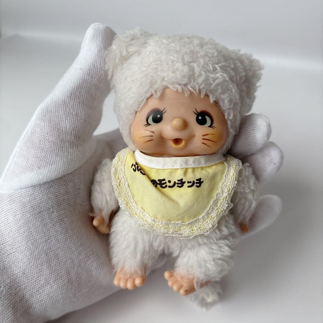 昭和 レトロ ヴィンテージ ✨セキグチ製　ふた子のモンチッチ　激レア　白