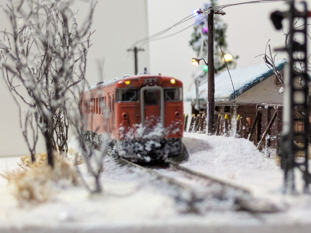 辛*盛様 Ｎゲージ・ジオラマ【鉄道員(ぼっほや)の情景】　※車両付き