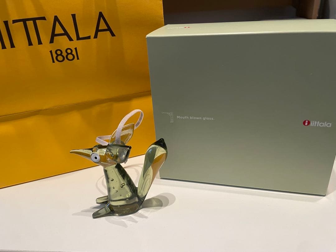 イッタラ　フォクス　vulpes ornament sitting 80mm