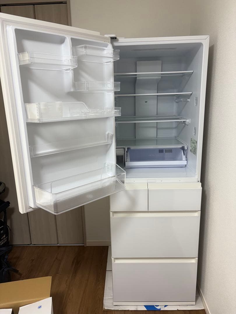 Panasonic 冷蔵庫 NR-E45PX1L-W 2024年モデル