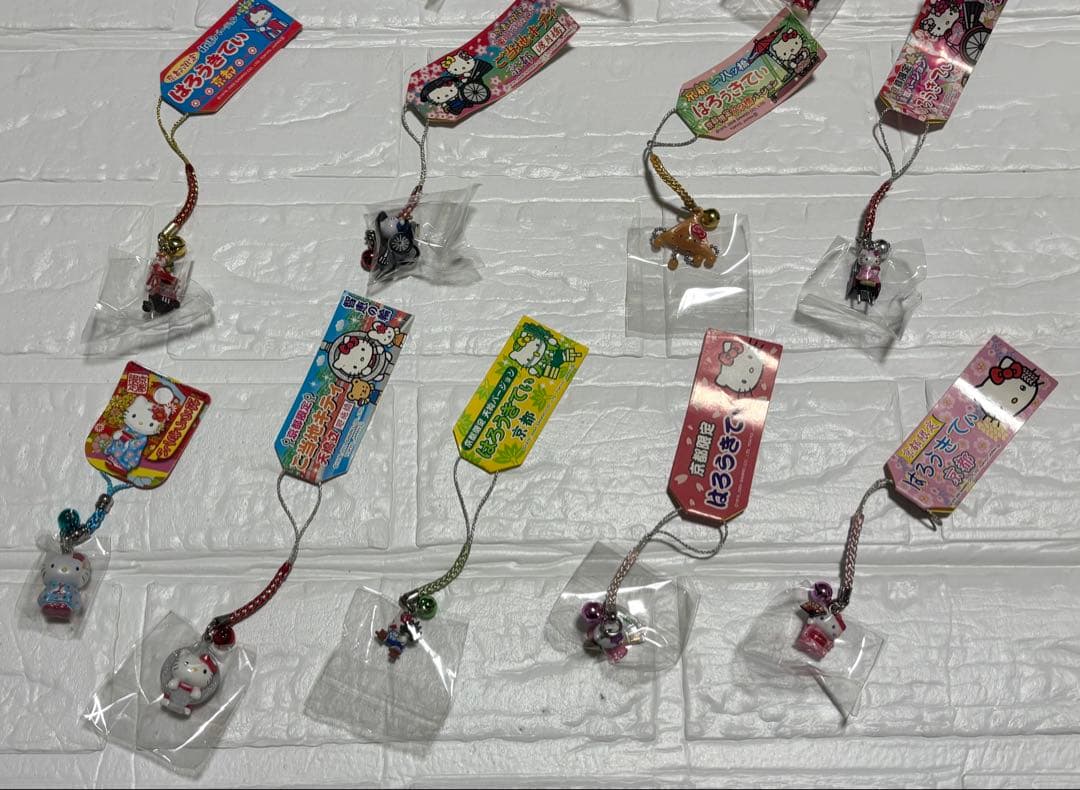 最終値下げハローキティご当地キティストラップ13個セット（バラ売り不可）京都限定