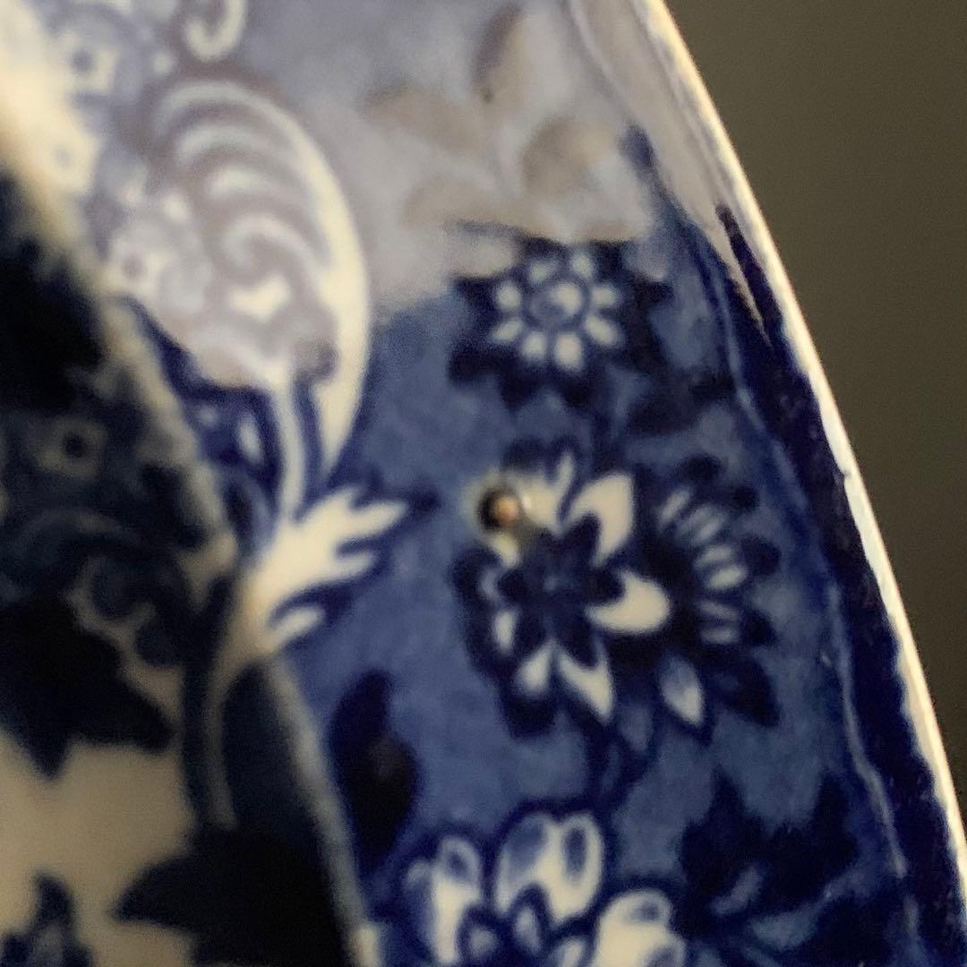 銅板転写 プレート 皿 中皿 古道具 アンティーク ブロカント