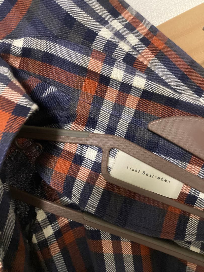 licht bestreben チェック　シャツブルゾン　2