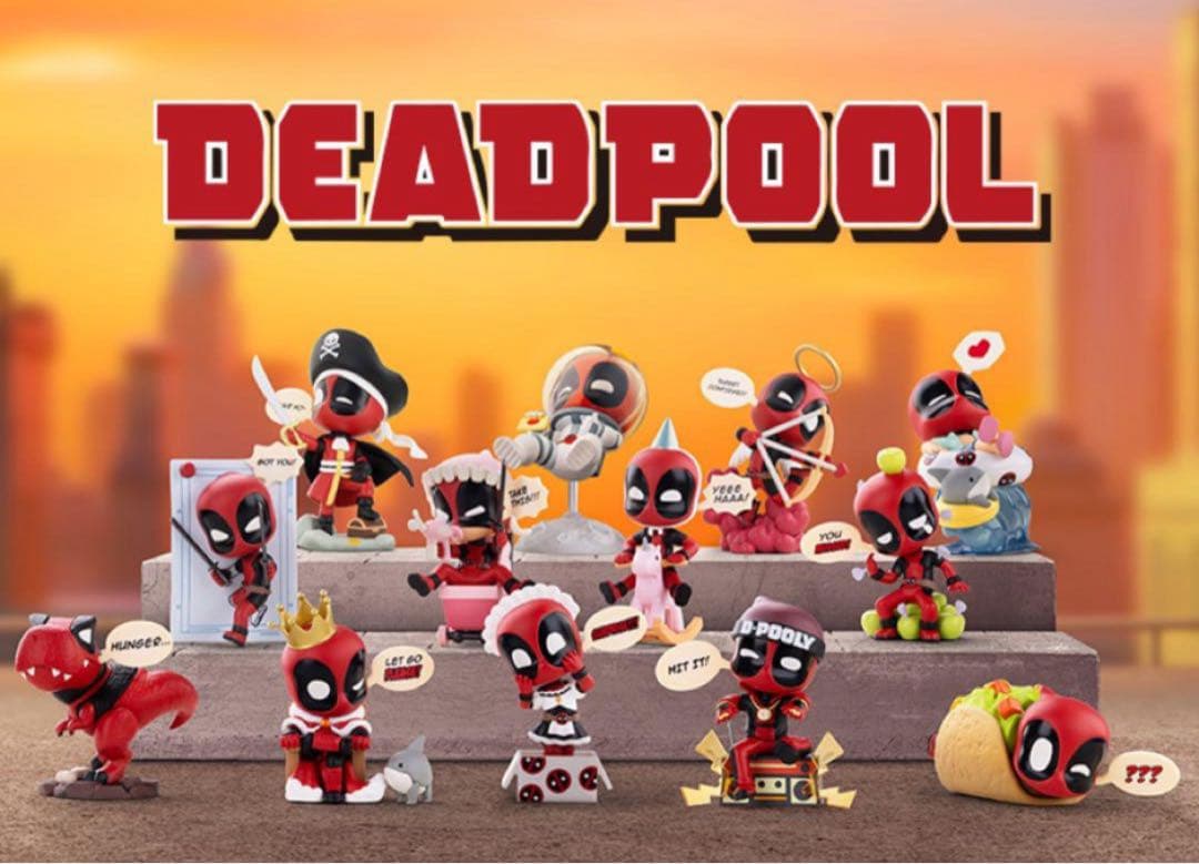 【POP MART】 MARVEL デッドプール ポップマート フィギュア