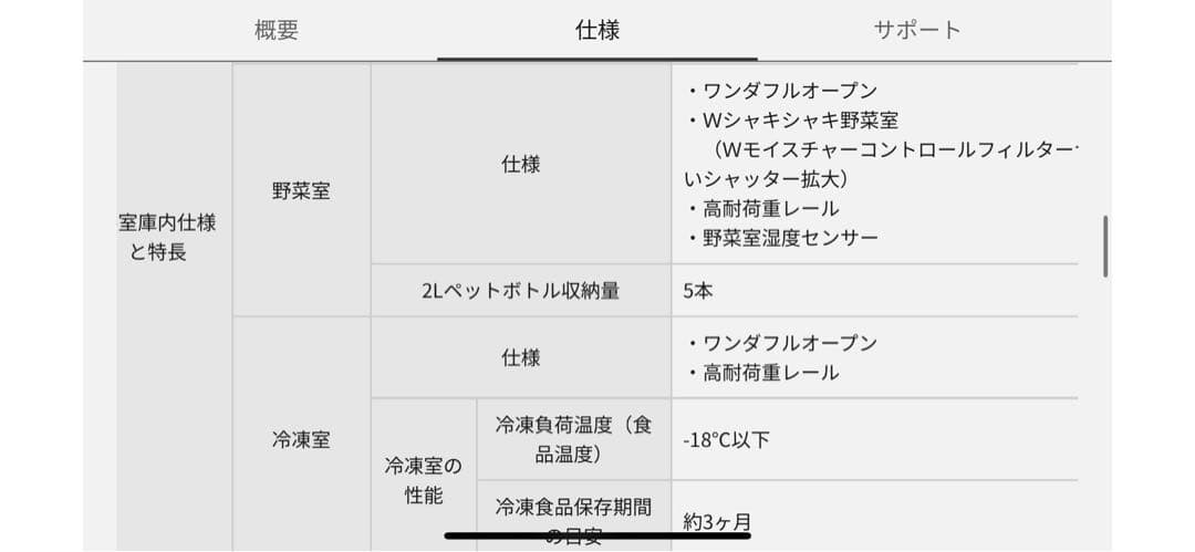 Panasonic冷蔵庫NR-F503HPX-X形　500L 2017年式　鏡面