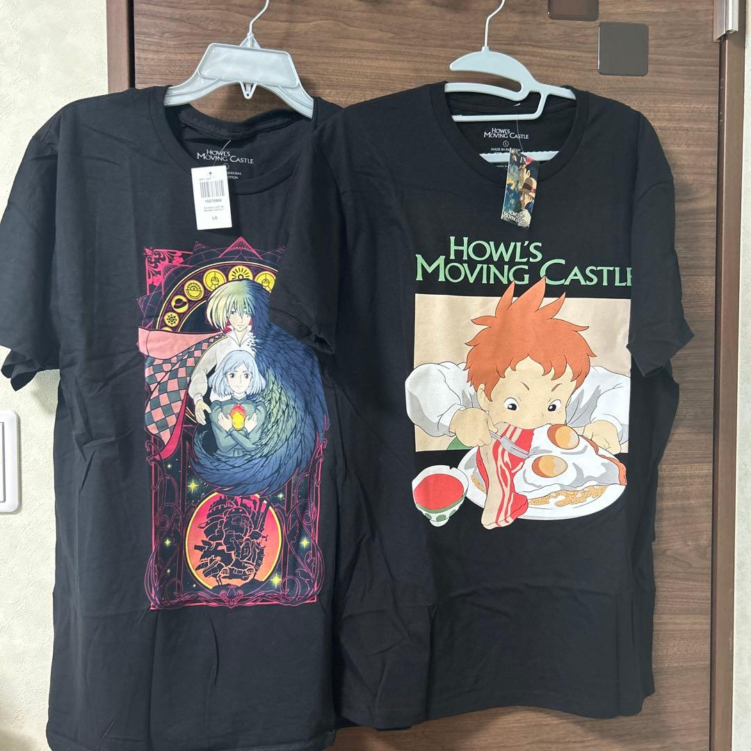 スタジオジブリ ハウルの動く城 シャツ　海外限定　Lサイズ セット