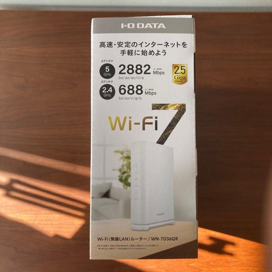 I-O DATA Wi-Fi 7 ルーター WN-7D360R