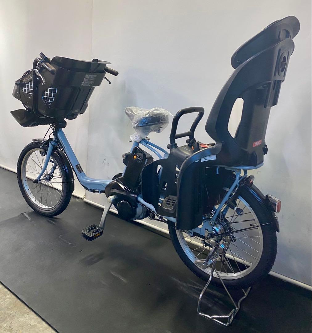 1年保証 送料無料　新型　パナソニック　ギュットミニ　水色　電動アシスト自転車