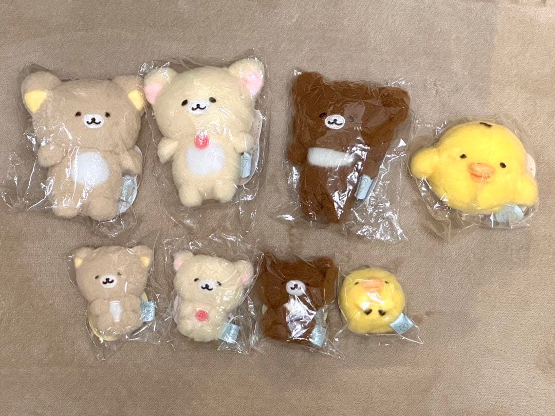 リラックマおすわりほにゃぐるみ　すやすやほにゃぐるみキイロイトリチャイロイコグマ