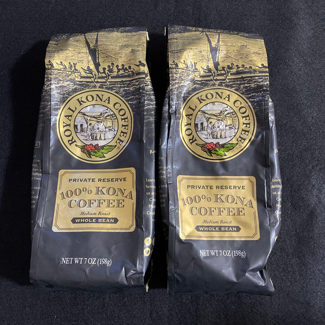  KONA coffee ロイヤル　コナコーヒー100% 豆タイプ2袋