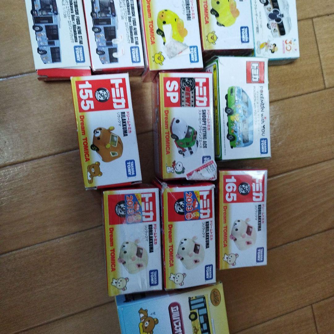 トミカ　リラックマ　キイロイトリ　スヌーピー　コリラックマ　ディズニー