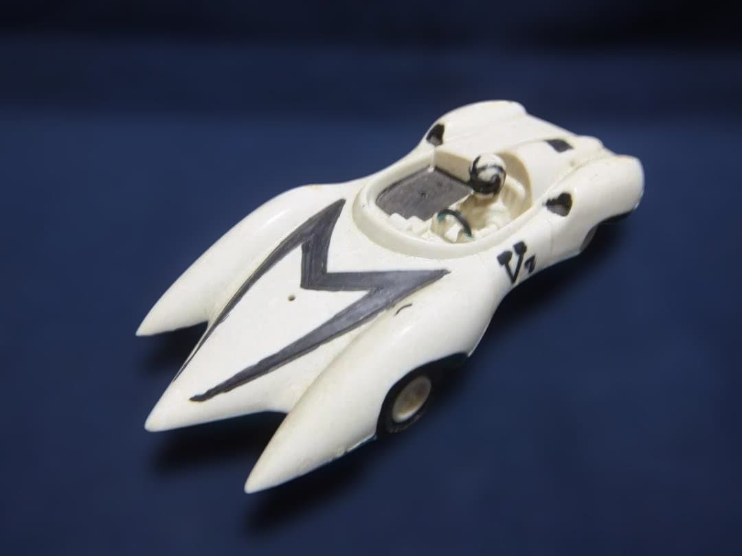 昭和レトロ「マッハGOGOGO」ゼンマイ式プラモデルジャンク品　メーカー？