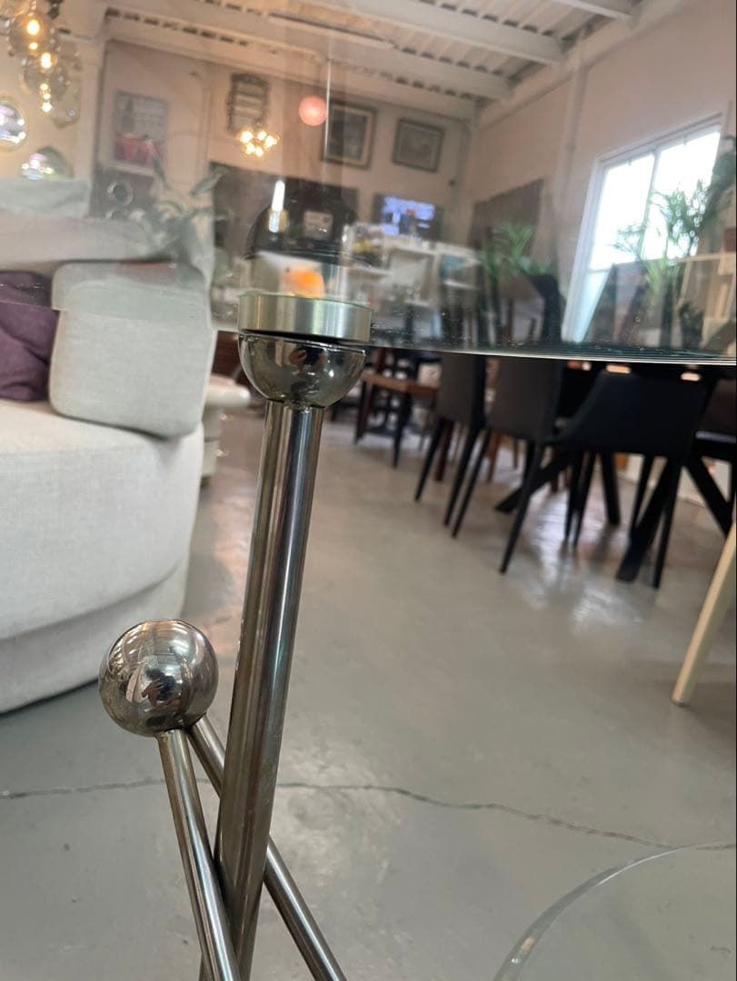 ガラス　コーヒーテーブル