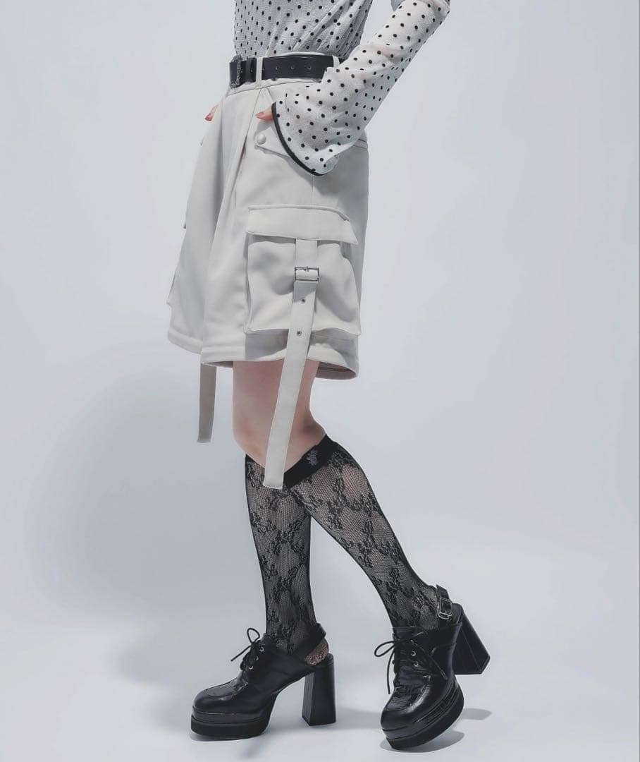 【HARE】新品未使用✴︎ マルチWAYワイドカーゴパンツ