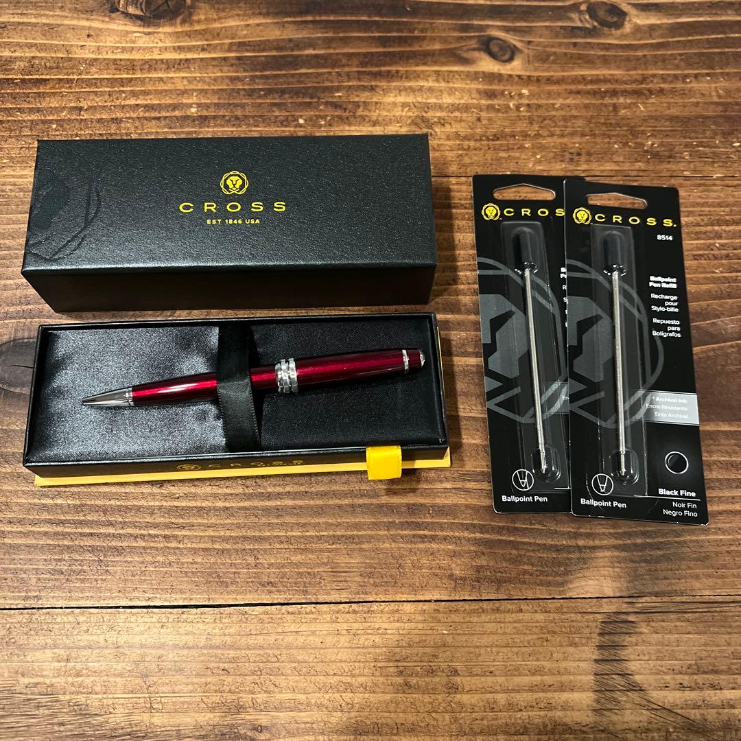 CROSS ボールペン　未使用　替え芯2本セット
