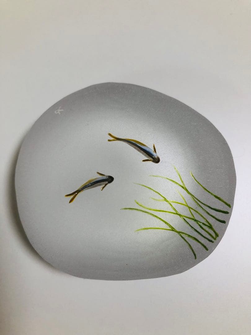 久保裕子　石文鎮　ガラス　新品