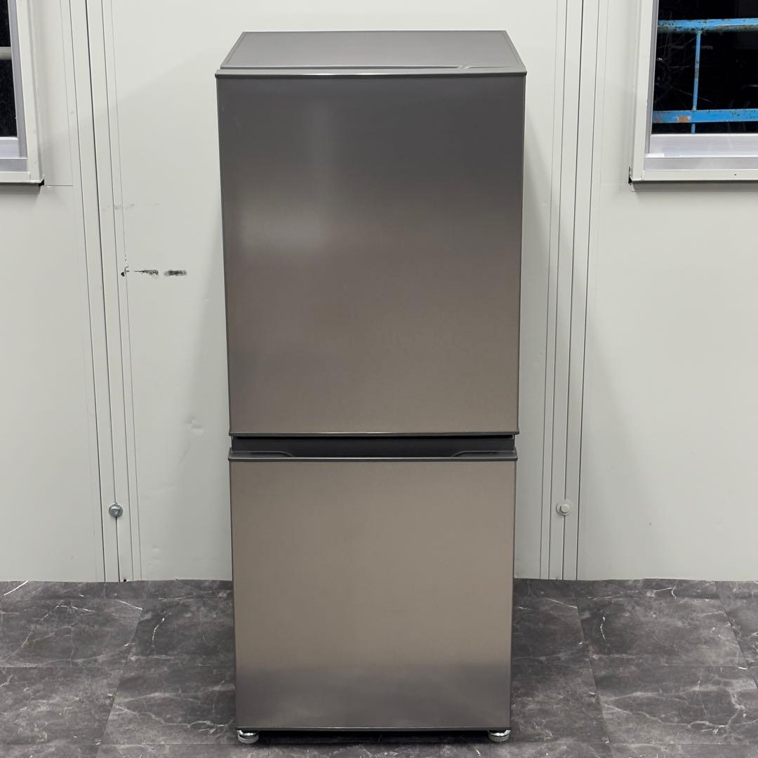 ○激安!送料無料!設置込 2023 2ドア冷蔵庫 AQUA AQR-14(S)