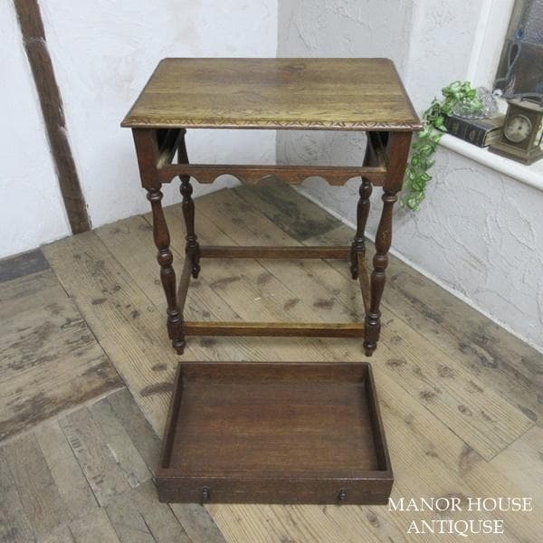 イギリス アンティーク 家具 ホールテーブル コンソール 花台 木製 6278d