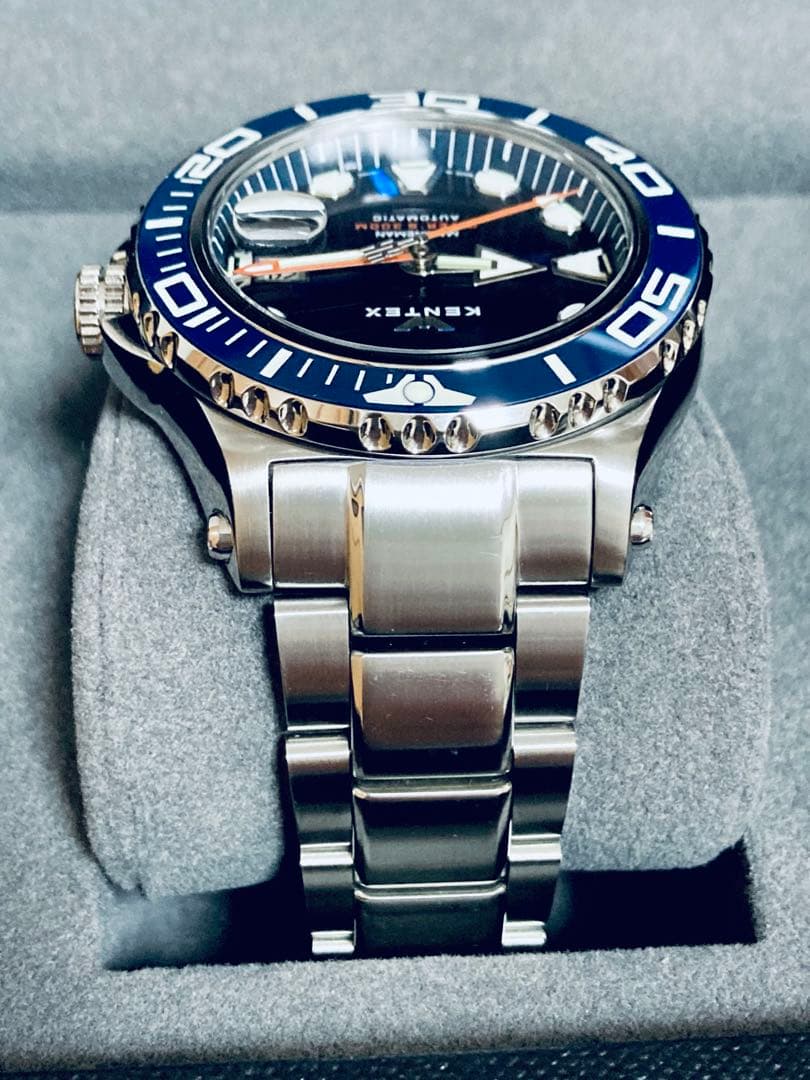 美品！KENTEX マリンマンシーアングラー S706X-02 日本製 自動巻き