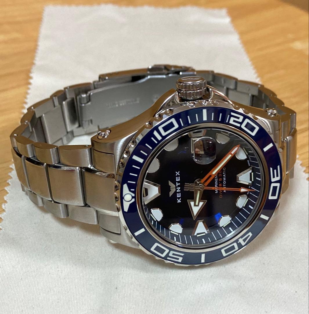 美品！KENTEX マリンマンシーアングラー S706X-02 日本製 自動巻き