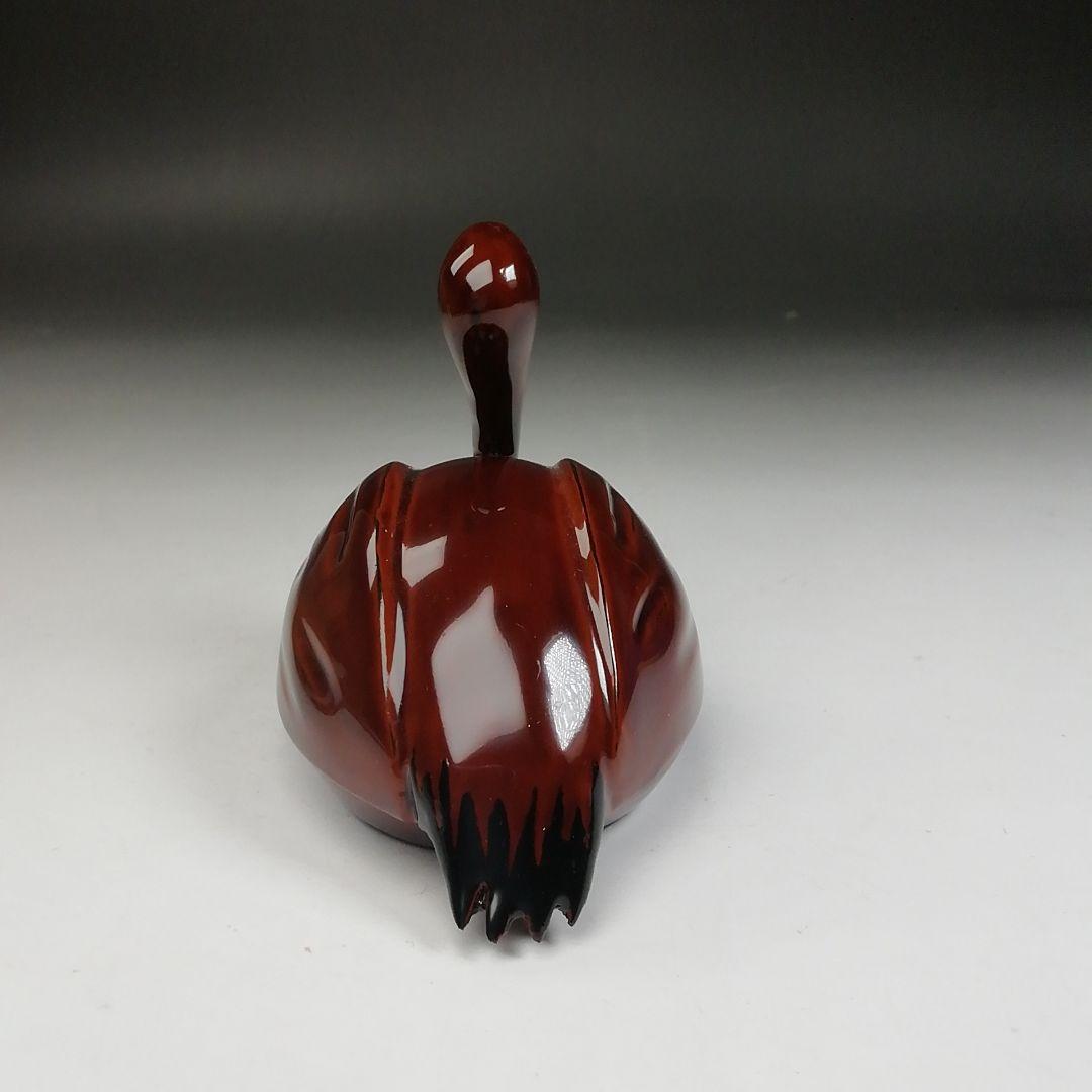 Ｗ１３　香合　『輪島乾漆造り　鶴香合　壱』『塗師　川岸充雅 造』　共箱　茶道具