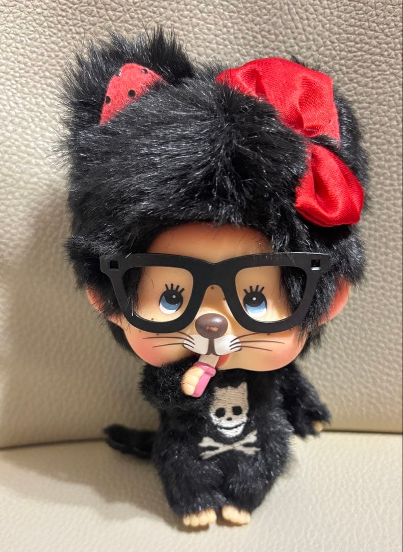 み*〜様 モンチッチ　にゃんちっち　キーホルダー　キーチェーン　メガネ