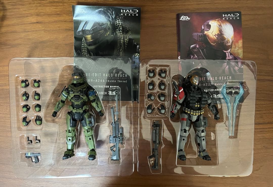 RE:Edit halo:reach 可動フィギュア 6体セット