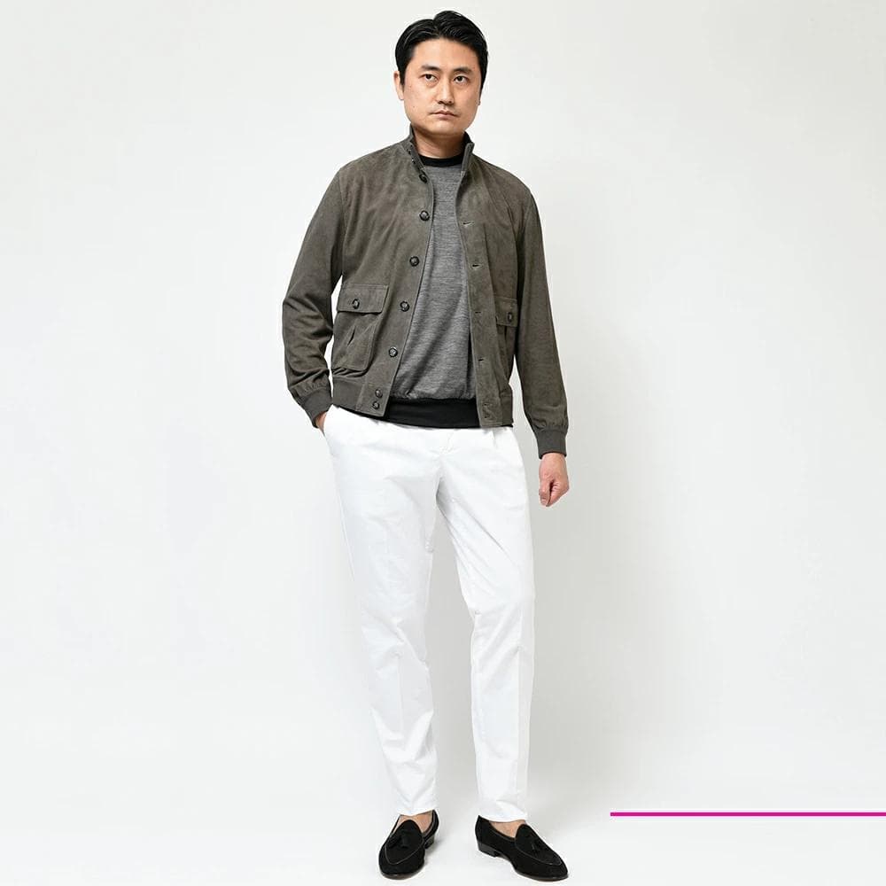 定価22万 逸品 VALSTAR VALSTALINO ゴートスエード ブルゾン