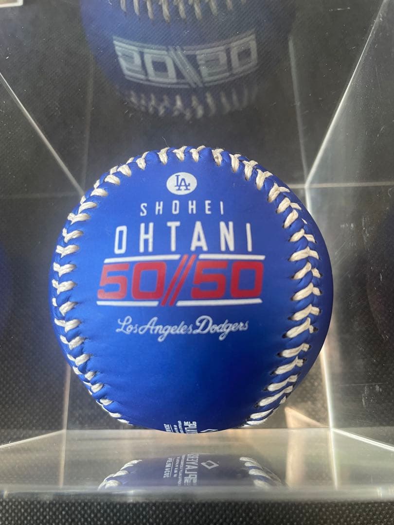 大谷翔平サインボールとLA Dodgersリングセット(2024)