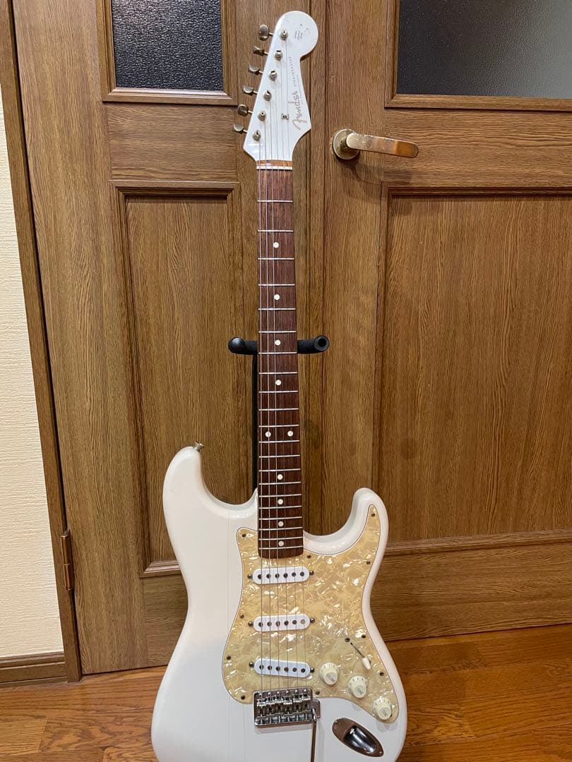 Fender Japanストラト オリンピックホワイト マッチングヘッド