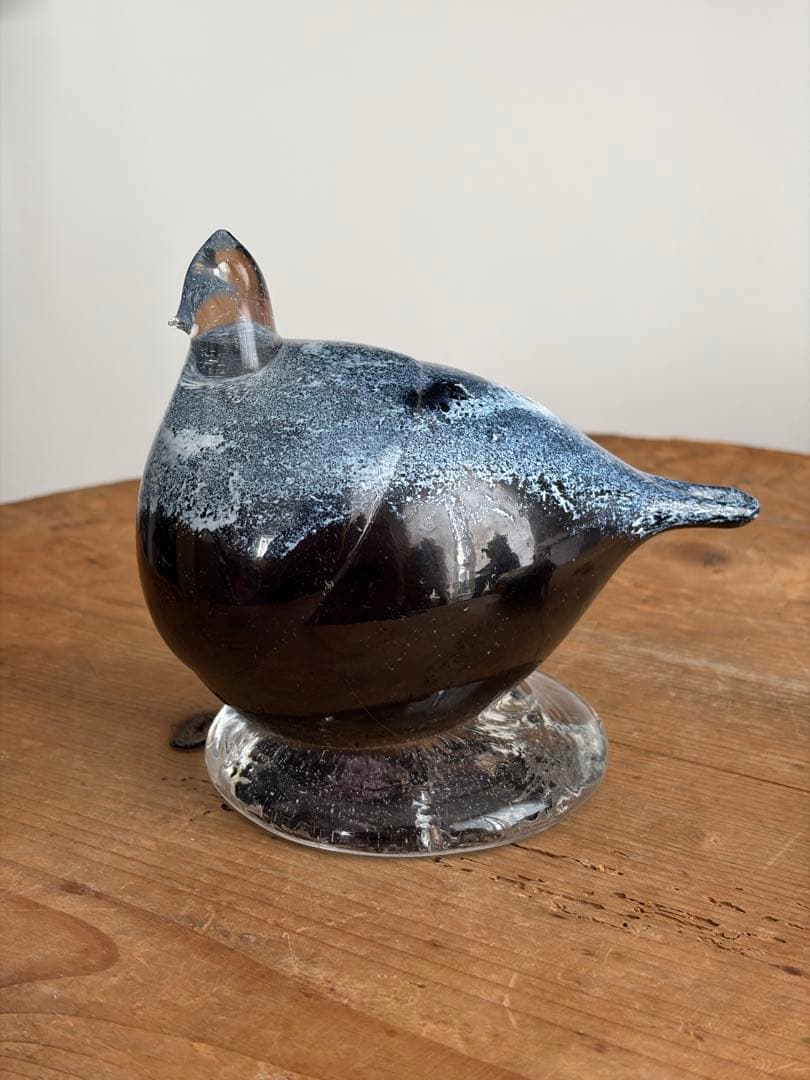 スウェーデン製 Haparanda Glasbruk ガラスの鳥 オイバトイッカ