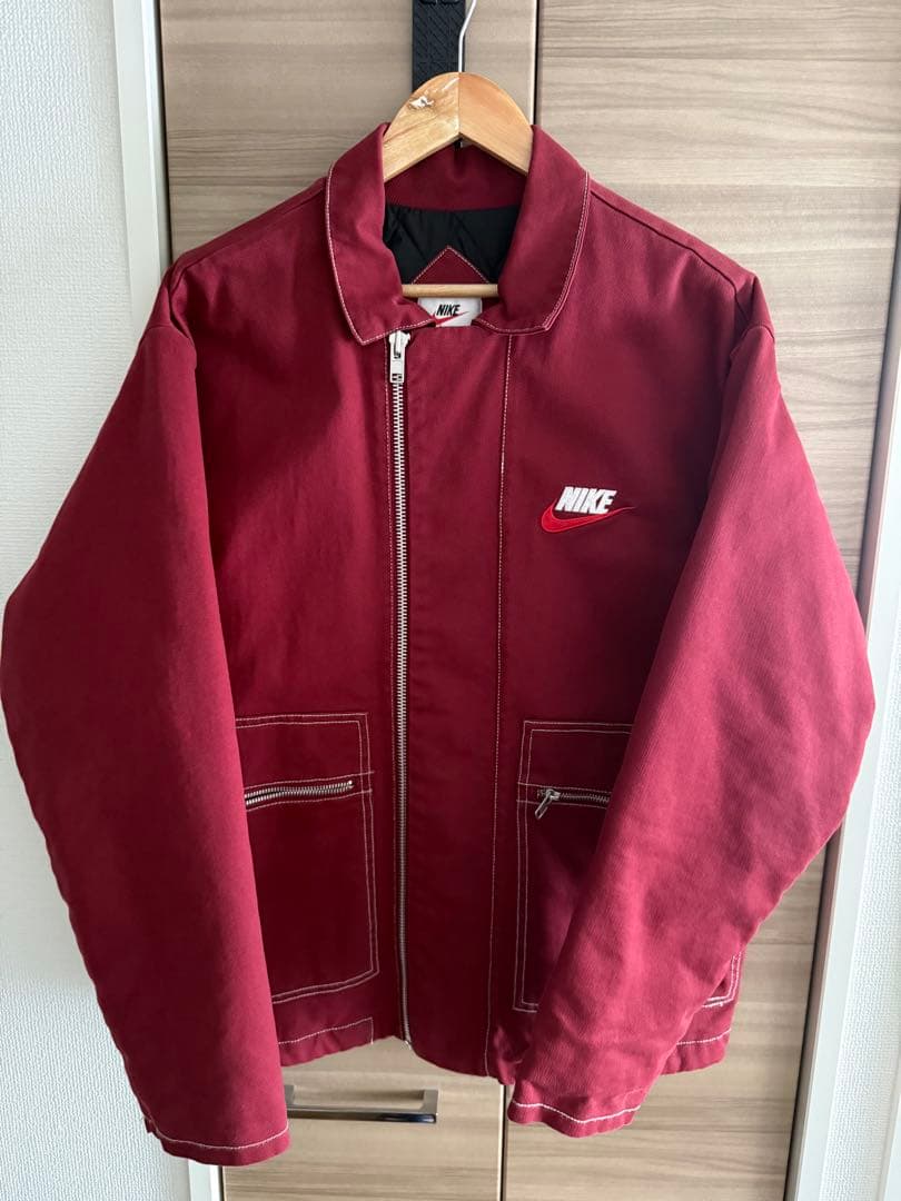 ジャケット・アウター Supreme NIKE Double Zip Work Jacket Red