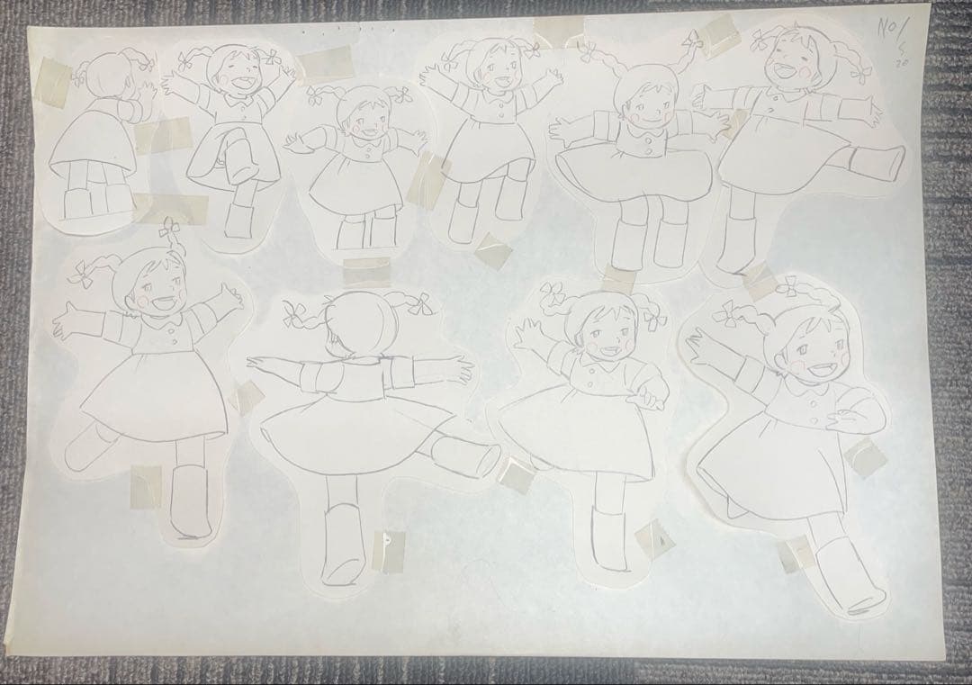 草原の少女ローラ　設定　直筆