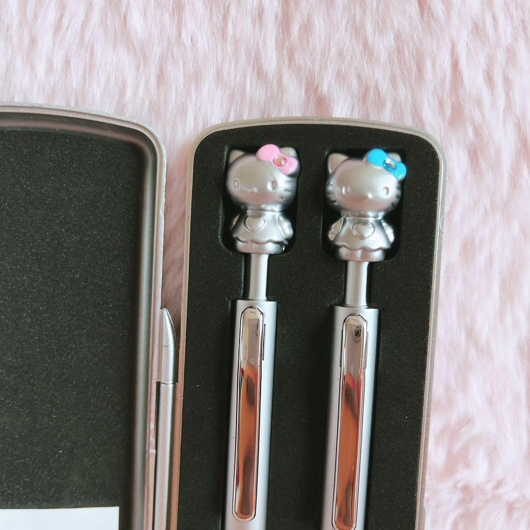 希少レア　ハローキティ　ケース付き　ペンセット　USA 2003 平成レトロ