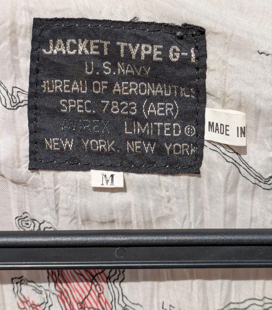 フライトジャケット　TYPE G-1 革ジャン　海軍　AVIREX