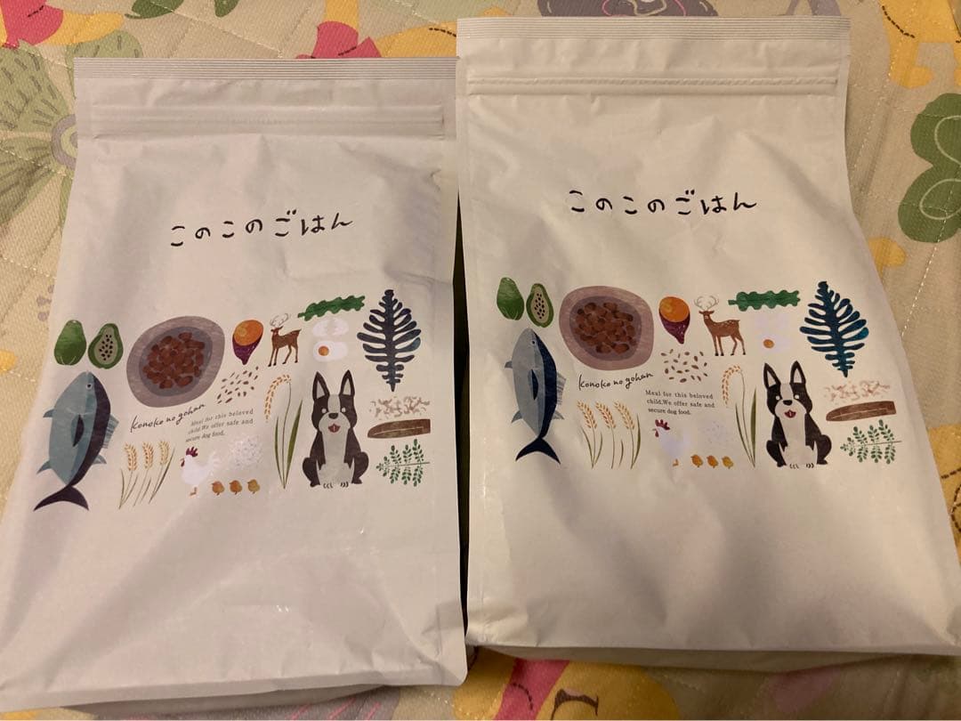 このこのごはん ドッグフード 1kg✖️2袋