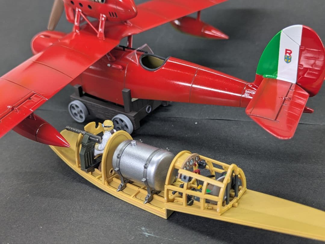 紅の豚　1/48 サボイアS21.F 後期型　プラモデル完成品