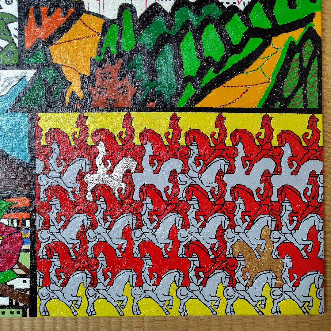 FRONT LINE Ⅰ F20号油彩画